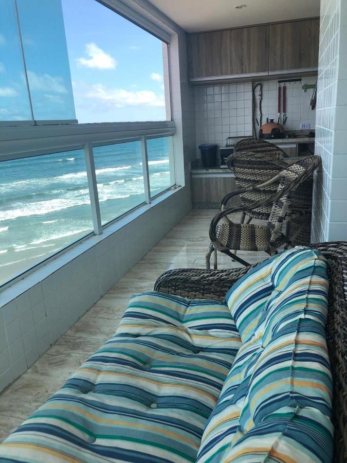 Mongagua Com Vista Para O Mar Pe Na Areia エクステリア 写真